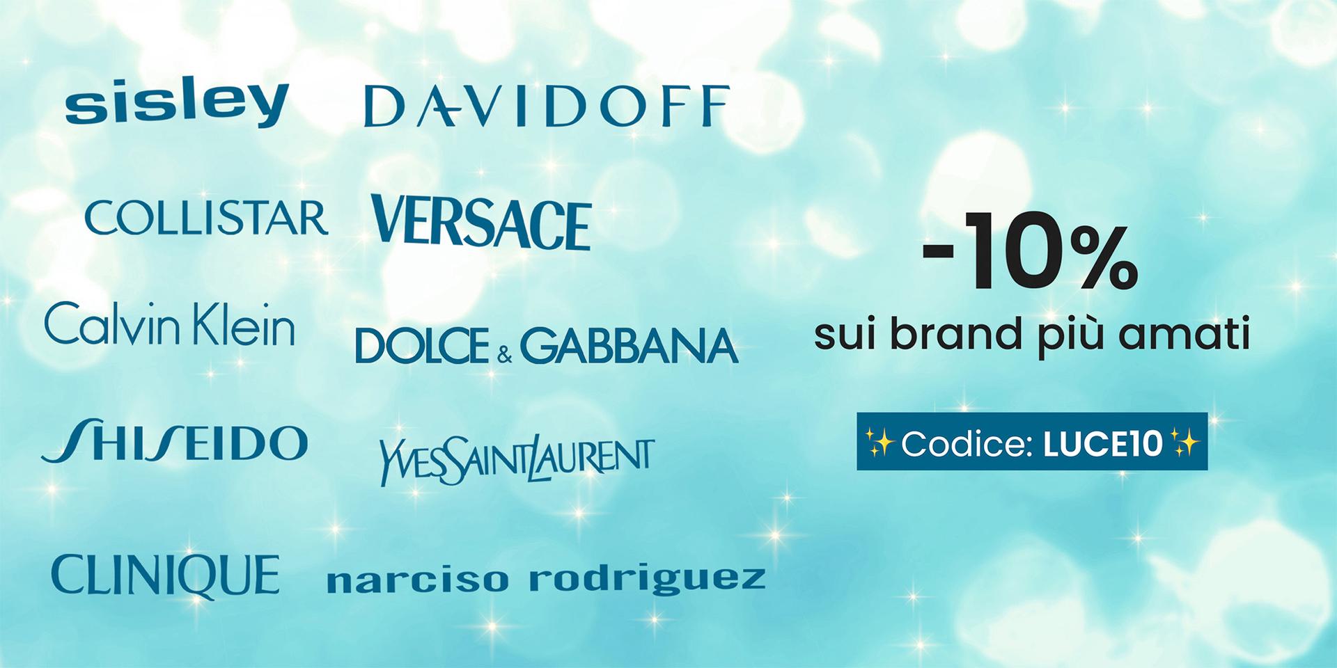 ✨ -10% sui tuoi brand preferiti