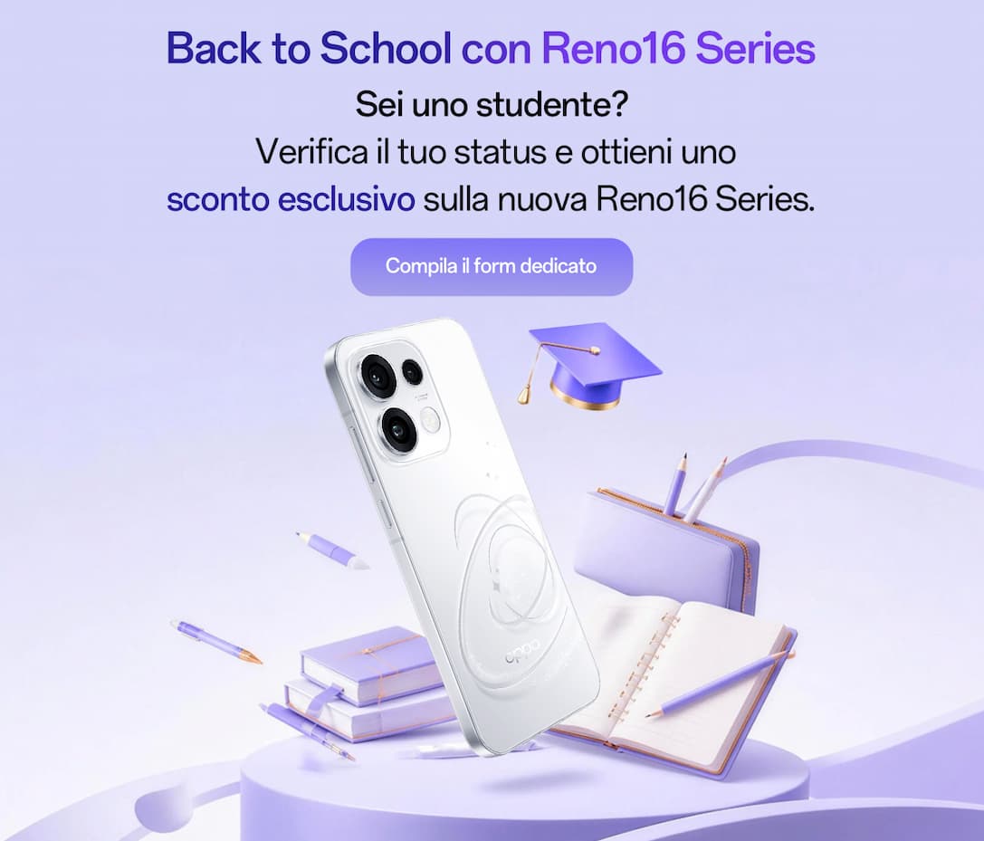 Back to School con Reno16 Series