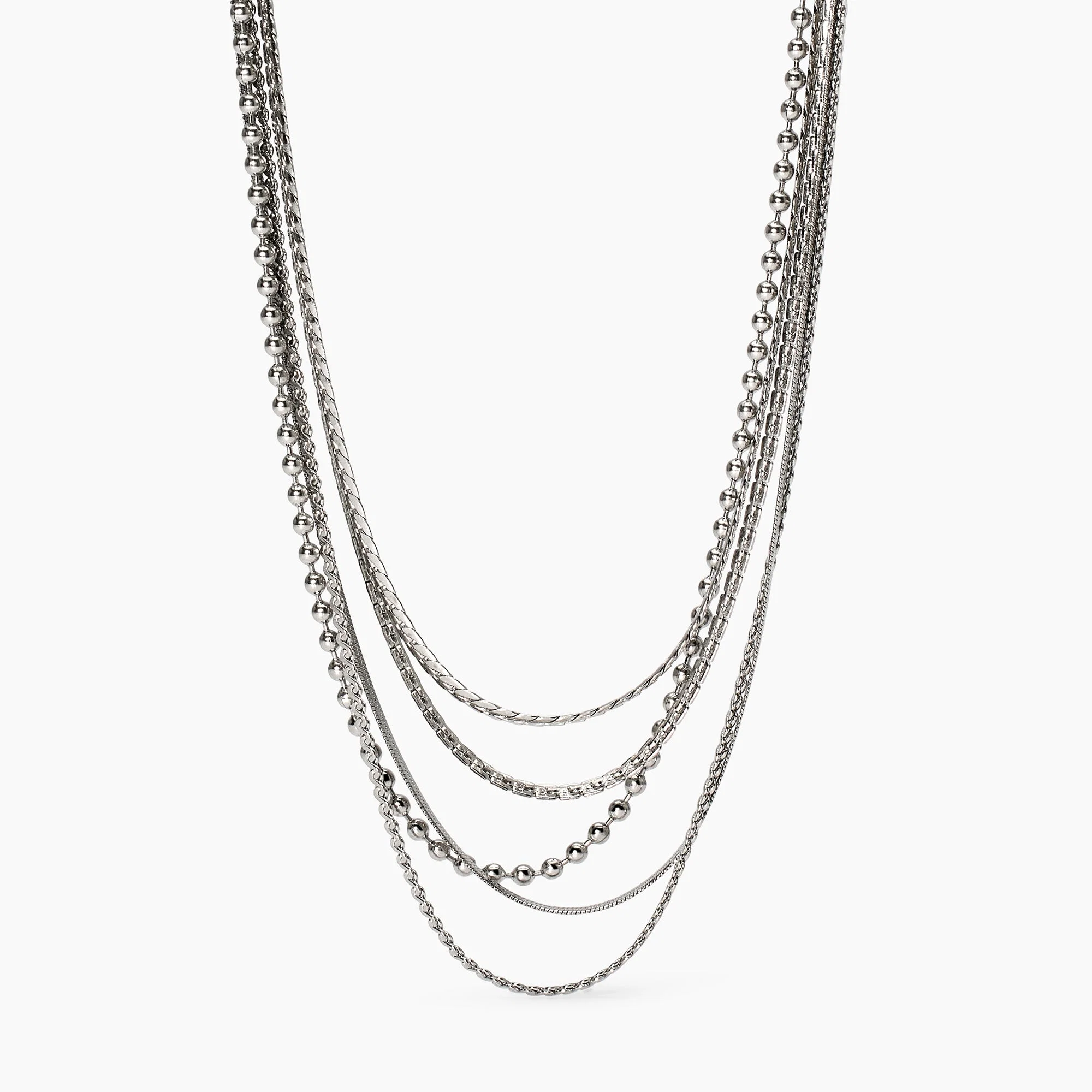 Image of Girocollo da donna con catene multiple STYLE 08
