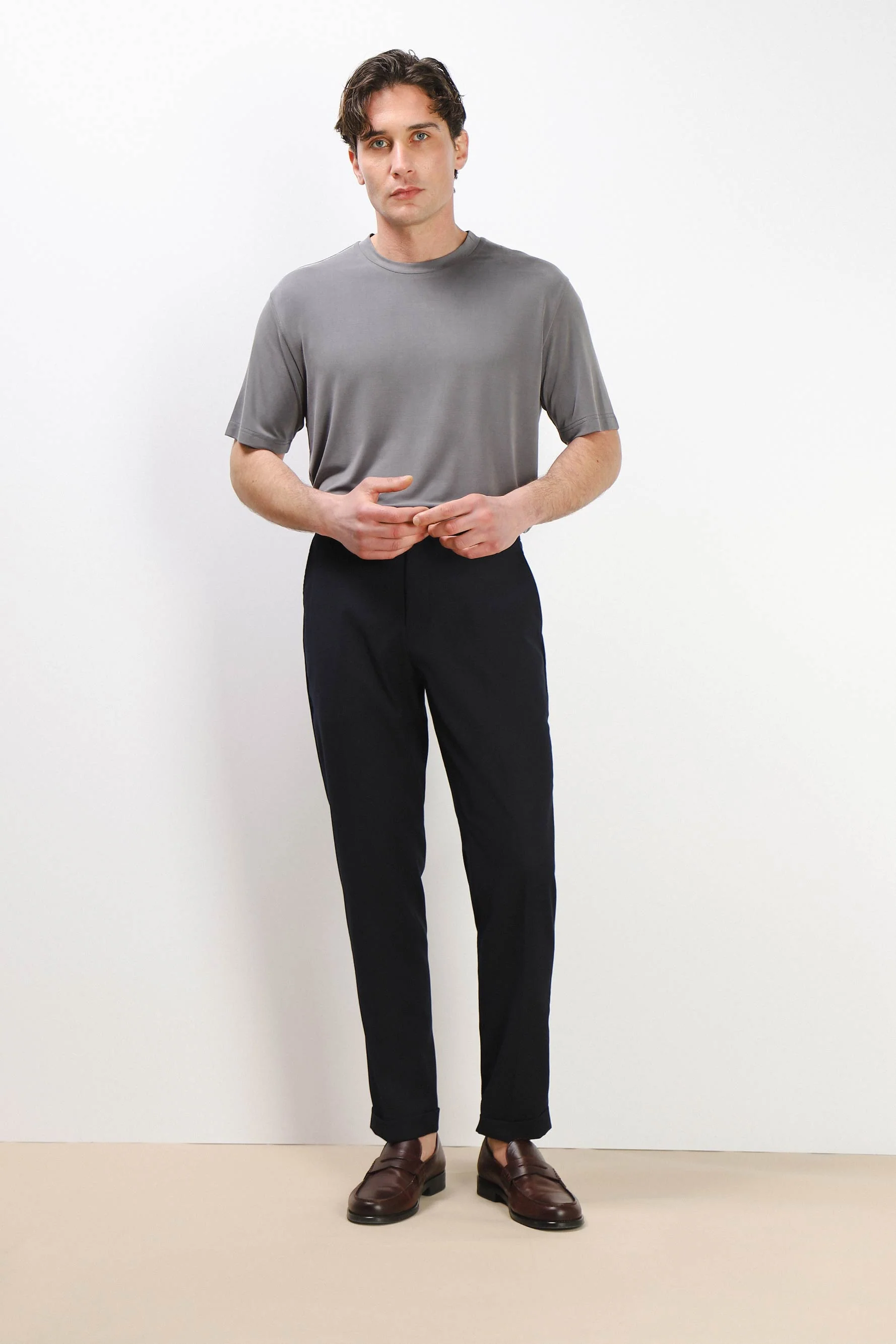 Image of T-SHIRT GIROCOLLO SOFT TOUCH 
