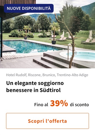 Un elegante soggiorno benessere in Südtirol