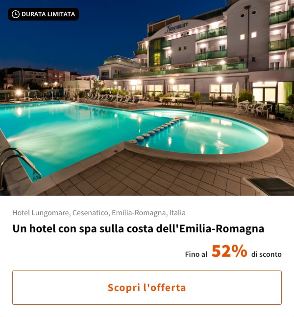 Un hotel con spa sulla costa dell'Emilia-Romagna