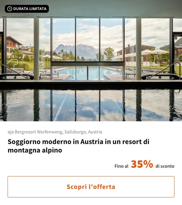 Soggiorno moderno in Austria in un resort di montagna alpino