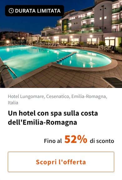 Un hotel con spa sulla costa dell'Emilia-Romagna