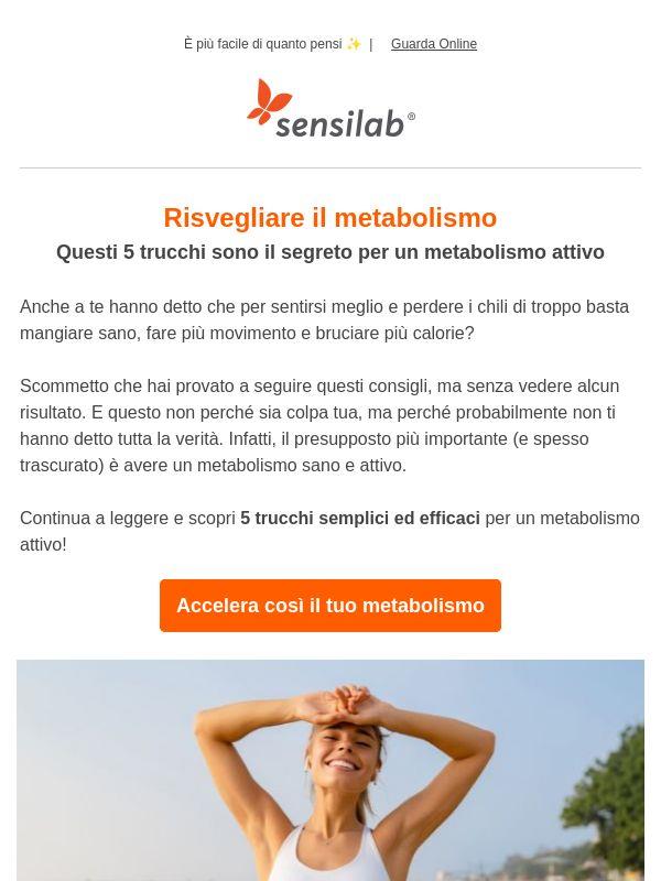 Risveglia il tuo metabolismo⚡