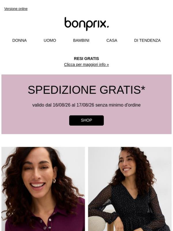 SPEDIZIONE GRATIS