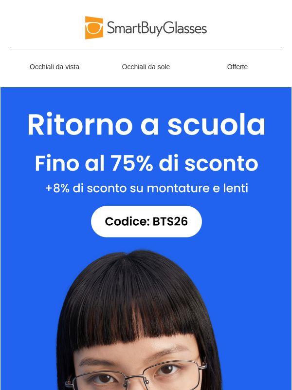 Sono arrivati gli sconti Back to School sugli occhiali