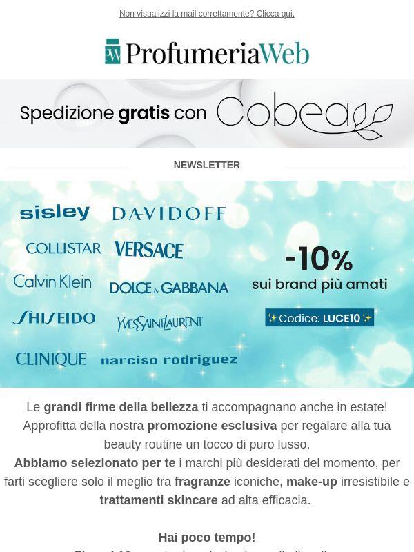 ✨ Ultime ore: -10% sui tuoi brand preferiti!