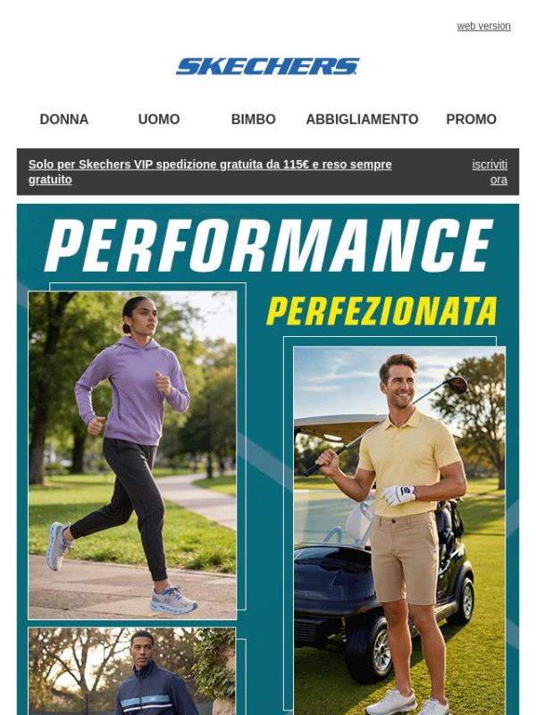 Padel, Running, Golf, Calcio: scegli il tuo prossimo paio