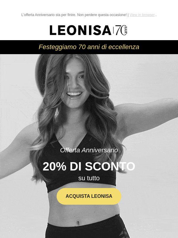 ⏰ Ultimi giorni: -20% su tutto