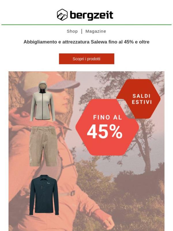 🔴 Salewa fino a -45%!