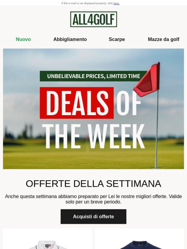 Le nuove offerte della settimana sono arrivate