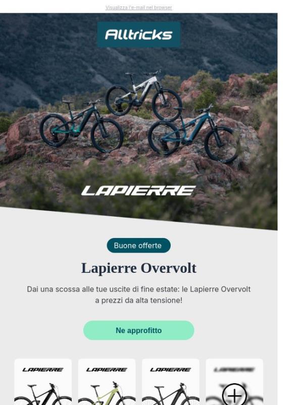 Le Lapierre Overvolt sono ora a prezzo scontato ⚡