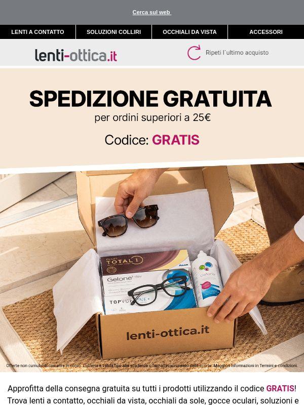 Spedizione GRATUITA - solo fino a mercoledì ⏰