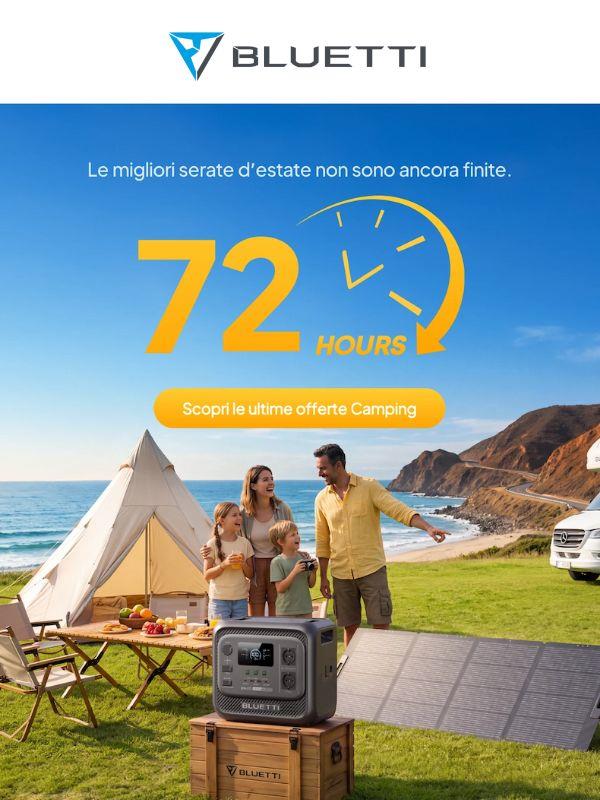 ⏳ Ultima occasione: risparmia fino al 42% sull’energia per il campeggio estivo