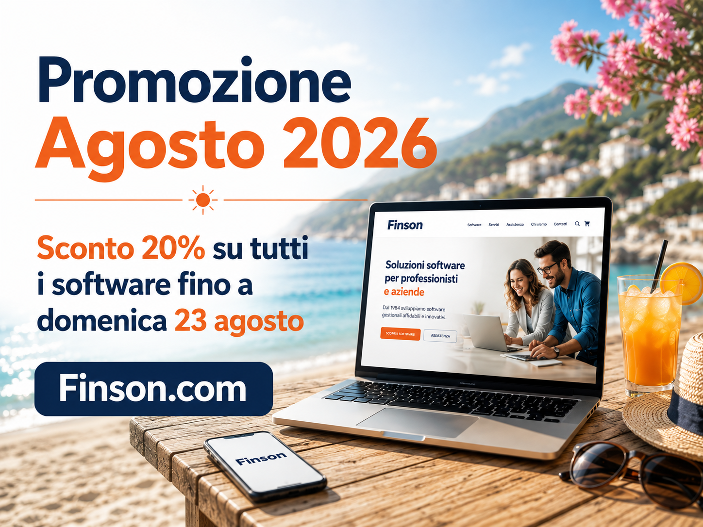 Sconto 20% fino a domenica 23 agosto