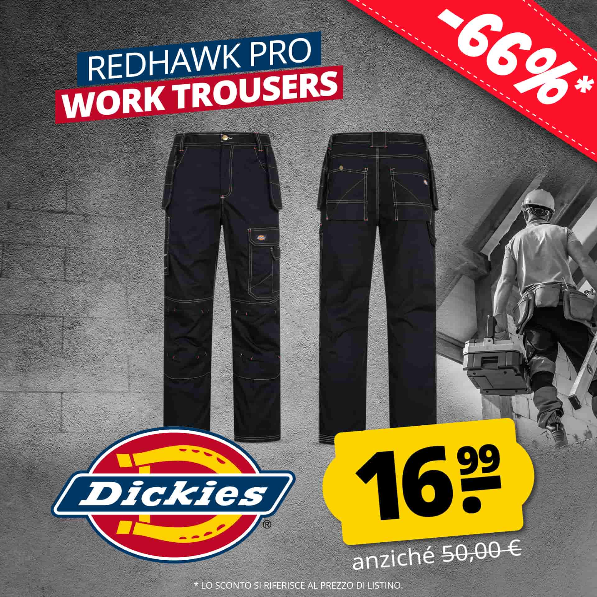 dickies redhawk pro uomo patnaloni da lavoro