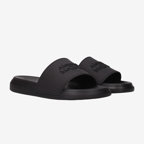 Alexander McQueen Slippers and Clogs Women Rubber Black