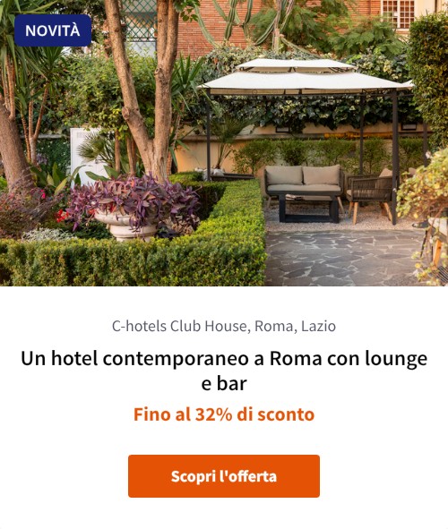 Un hotel contemporaneo a Roma con lounge e bar