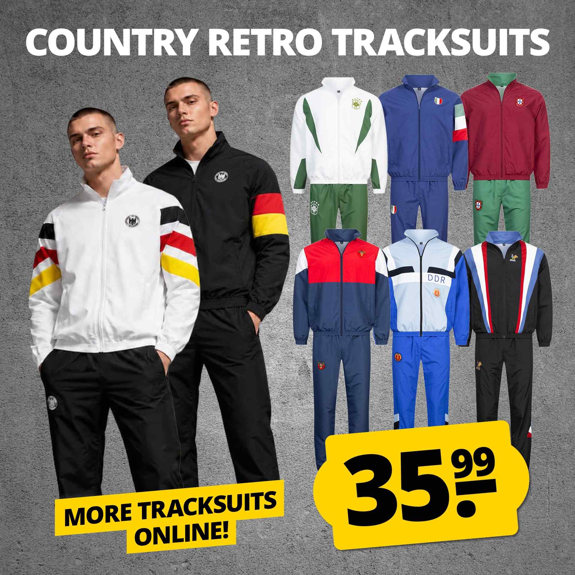 germani retro tracksuit jelex uomo per il gioco in casa tuta di rappresentanza