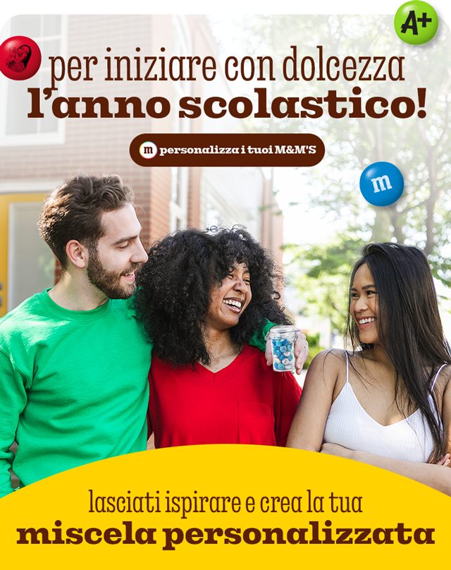 PERSONALIZZA I TUOI M&M'S