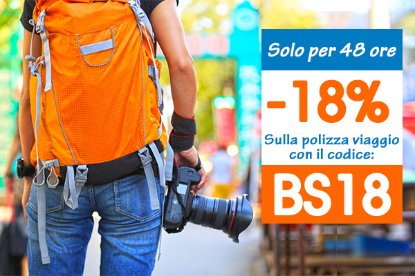 Sconto del 18% sulle polizze Viaggi Sicuri
