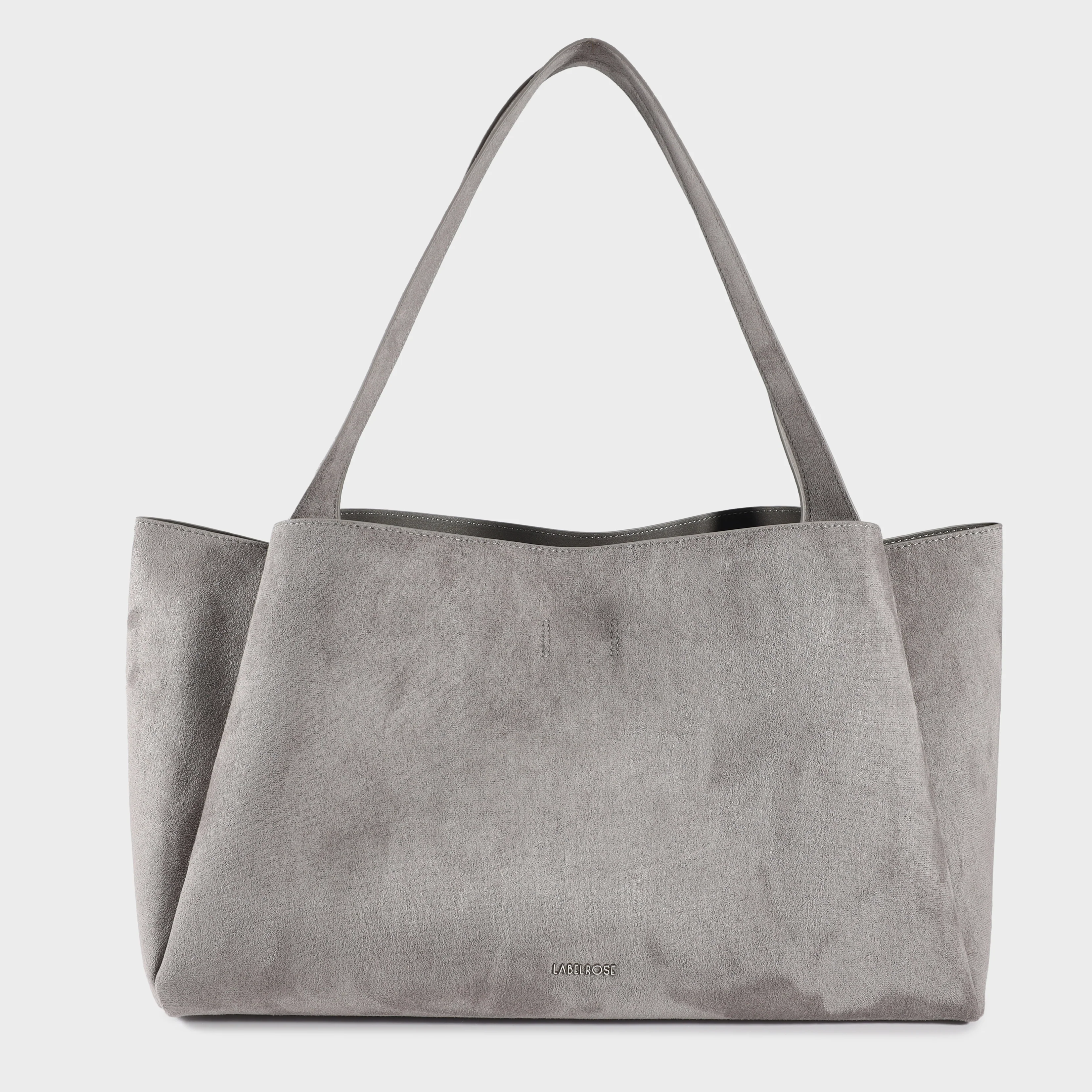 Image of Borsa a spalla IVORY SUEDE - TAUPE