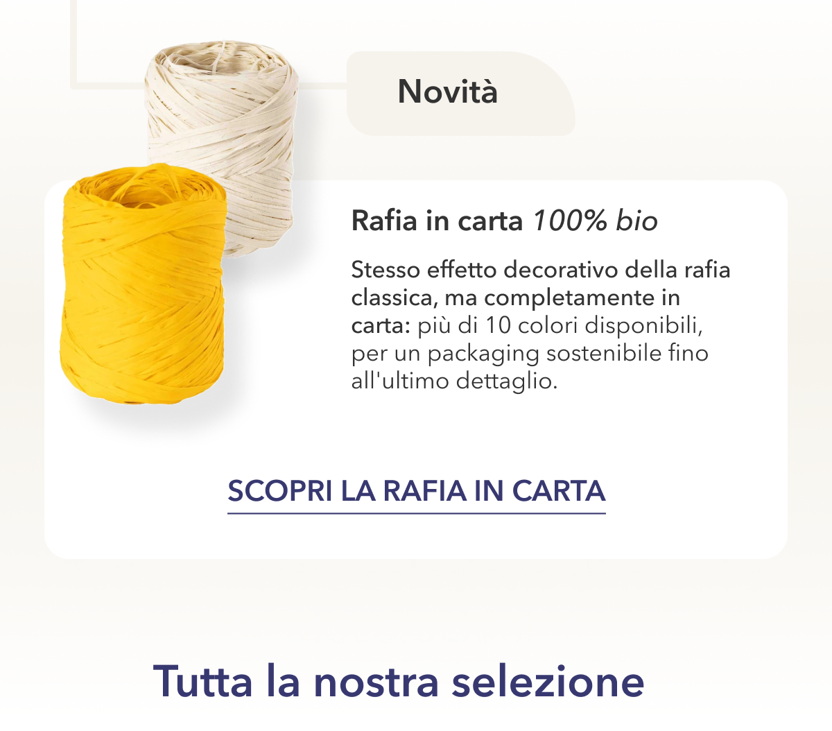Rafia in carta