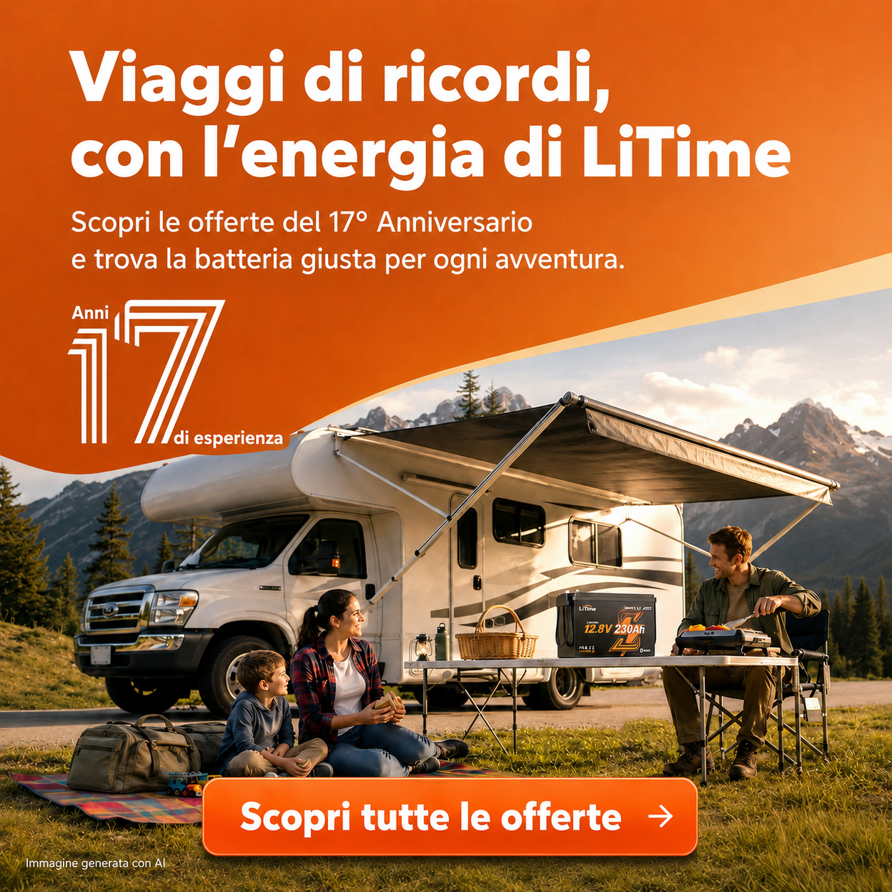 17° Anniversario LiTime – scopri tutte le offerte per la tua prossima avventura