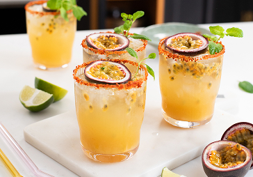 Passion fruit mocktail