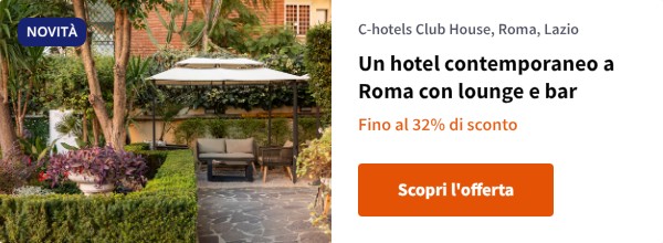 Un hotel contemporaneo a Roma con lounge e bar