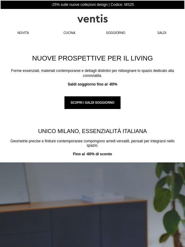 Il soggiorno, ora fino al -80%