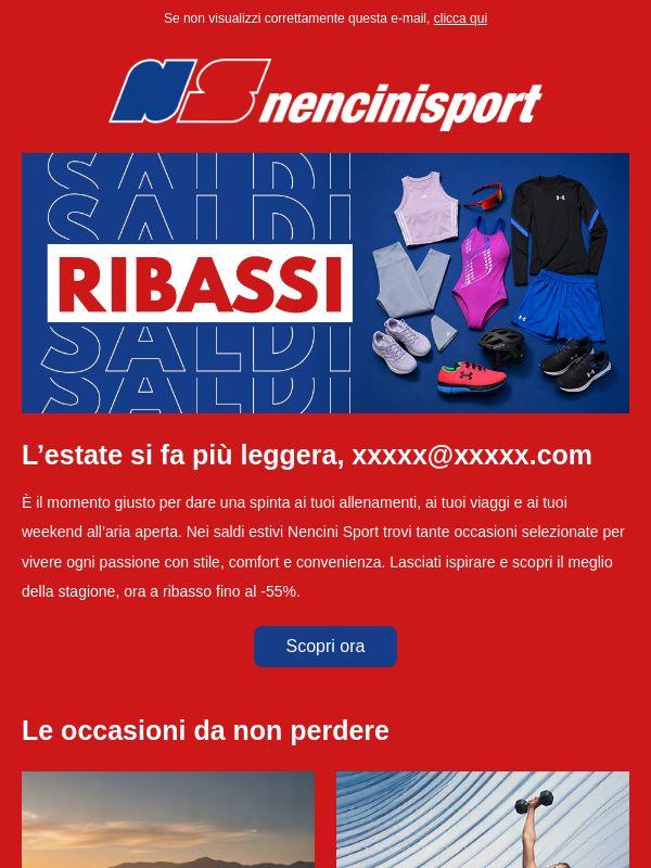 Saldi estivi: fino al -55% ☀️