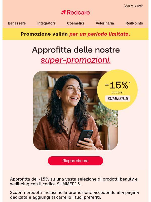 15% di sconto – dai un’occhiata subito!✨