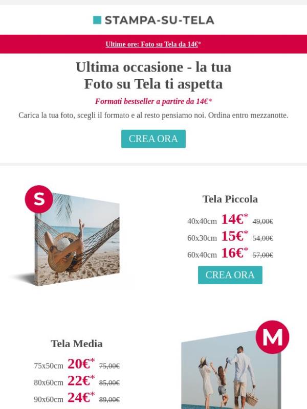 Il tempo sta per scadere ⏳ Foto su Tela da 14€