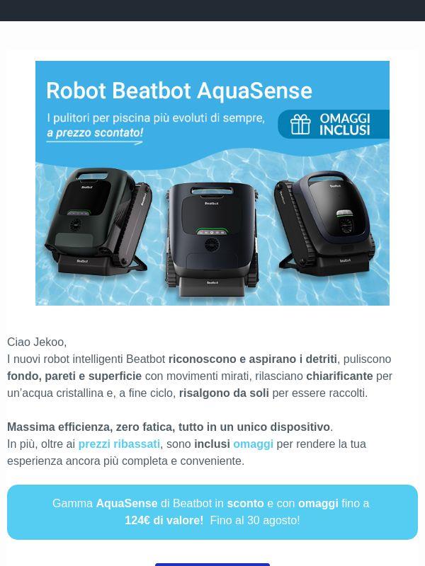 Pulizia piscina completa con i Robot Beatbot + Omaggi 🎁 e sconti