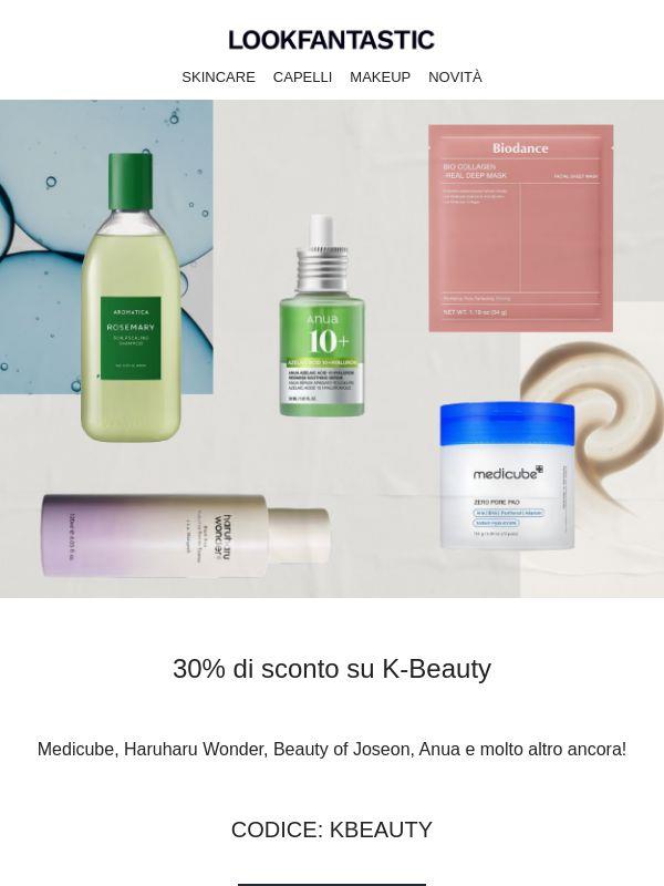 -30% su K-Beauty | Email esclusiva