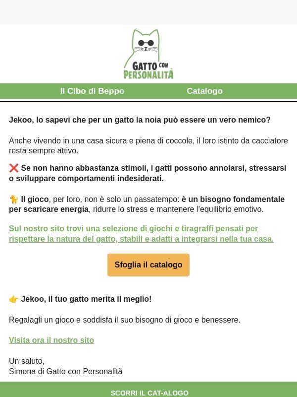 Questo è essenziale per combattere la noia