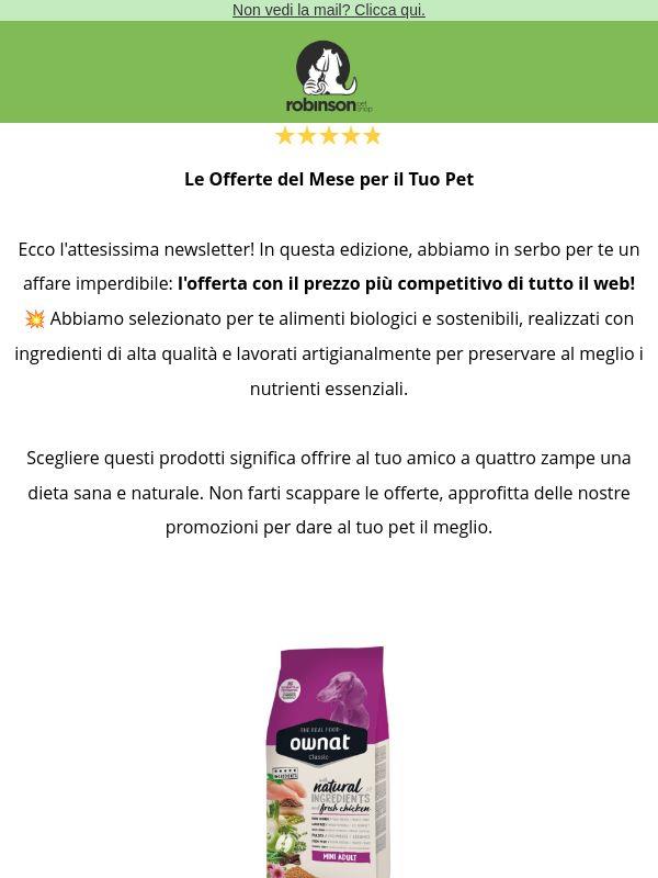 🐶 😺Gli alimenti per il tuo amico a quattro zampe al prezzo più basso del web!