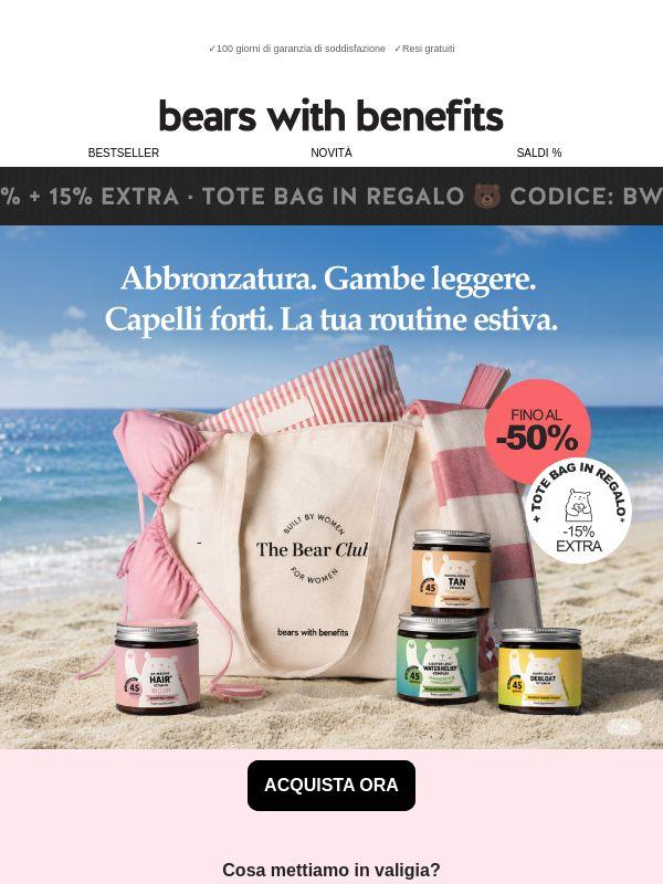 Metti gli orsetti in valigia. ✈️🐻