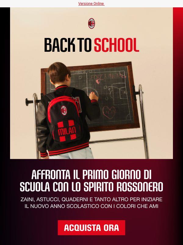 Back to school in stile Rossonero