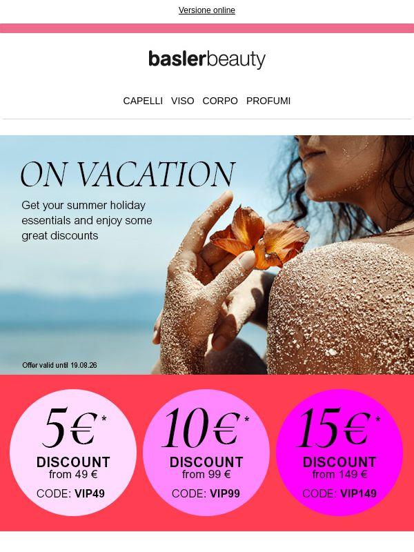 fino a 15 € di sconto ❱❱ Più compri, più risparmi