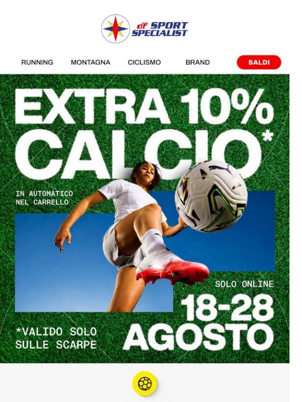 Extra 10% calcio ⚽