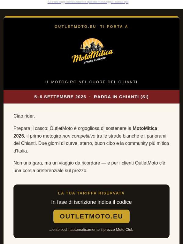 5–6 settembre: due giorni di strade e sterro nel Chianti 🏍️