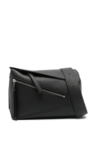Puzzle Edge small leather bumbag
