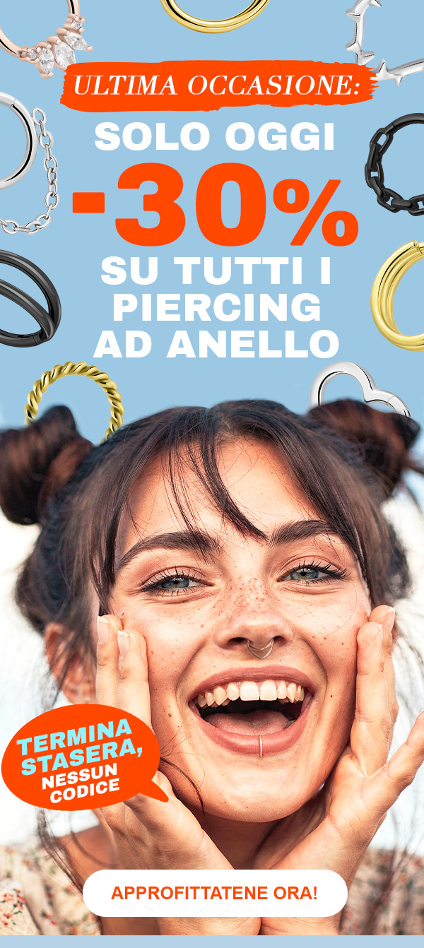 REMINDER-30OFF-PIERCING-RINGS
