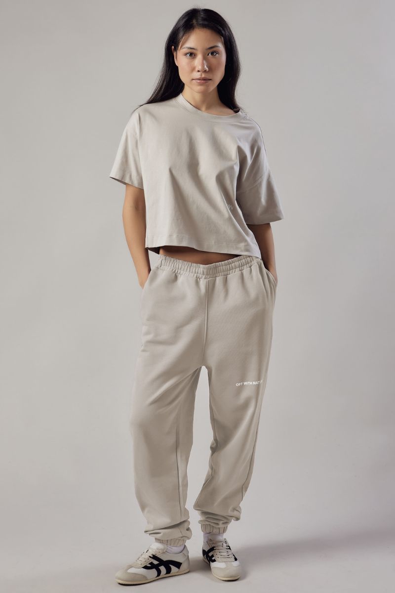 Joggers Loose Fit Unisex Beige