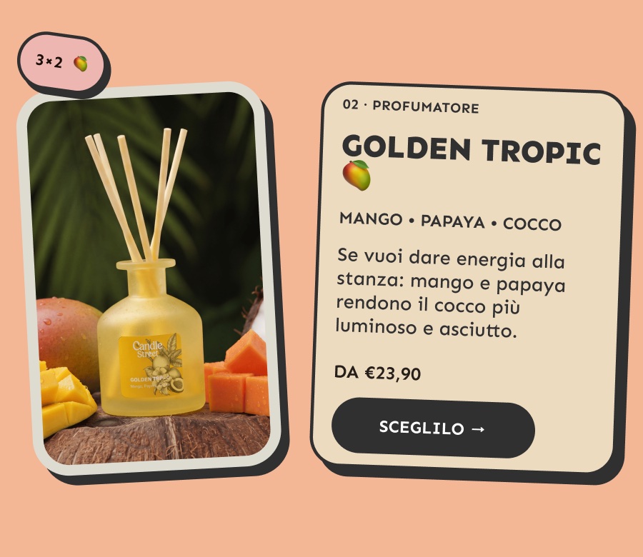 Golden Tropic: per dare energia alla stanza
