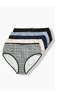 Slip midi, set da 5 pezzi