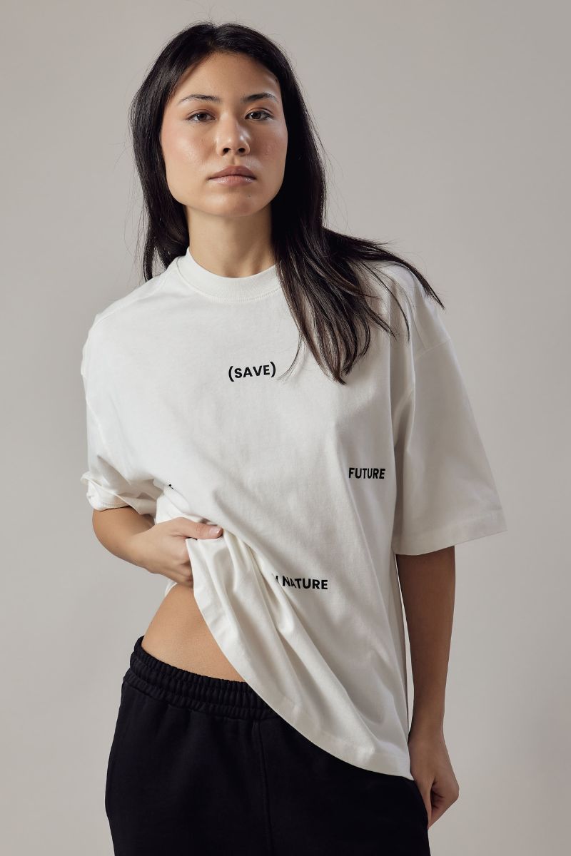 T-Shirt Loose Fit Unisex Off White